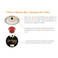 Pegador De Cerâmica P/ Tampa Vidro Twist Rose Gold Ceraflame - comprar online