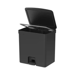 Lixeira C/ Pedal Trium 20 Litros Preto OU