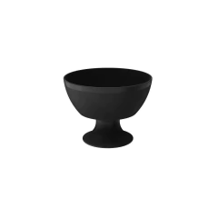 Taça Sobremesa Luna Preto Fechado OU