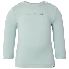 Camiseta Manga Longa Chris Verde 62 cm Noppies