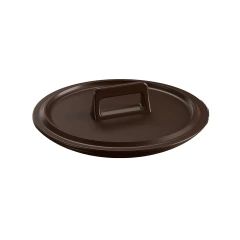 Tampa De Cerâmica P/ Panela Ceraflame Clear 22cm Chocolate