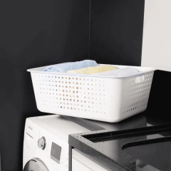 Cesta De Roupas Maxi 40 Litros Branco Ou - comprar online