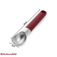 Colher Concha P/ Sorvete Açaí Zinco Verrmelho KitchenAid na internet
