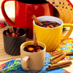 Caneca De Cerâmica Twist Classic 150ml Ceraflame Gourmet Amarela - comprar online