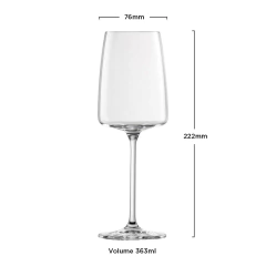 Jogo C/ 06 Taças De Cristal P/ Vinho Branco 363ml Light e Fresh Sensa Schott Zwiesel na internet