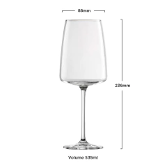 Jogo C/ 06 Taças De Cristal Fruity E Delicate 535ml Sensa Schott Zwiesel - comprar online