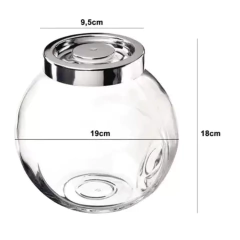 Pote Baleiro/Bomboniere De Vidro C/ Tampa Pandora Bormioli Rocco na internet