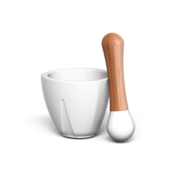 Pilão C/ Macerador 300ml Branco Ceraflame Gourmet - comprar online