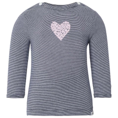 Camiseta Manga Longa Myla Listrado 56 cm Noppies