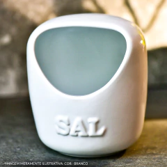 Saleiro De Cerâmica 650 gr Ceraflame Gourmet Branco na internet