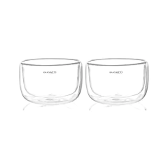 Conjunto C/ 2 Tigelas Para Sobremesas Parede Dupla 300ml Bugatti