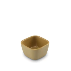 Tigela Quadrada De Cerâmica 6cm 50ml Ceraflame Gourmet Ocre