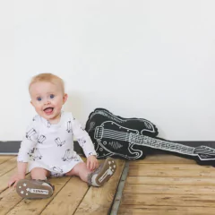 Body Com Saia Noeser Boots Branco - 50/56 cm - Manufakt