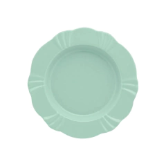 prato fundo liso azul turquesa 