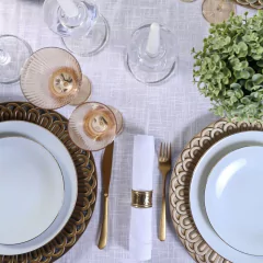 Toalha De Mesa 6 Lugares 1,60x2,20 Coloratta Branco Copa E Cia - comprar online