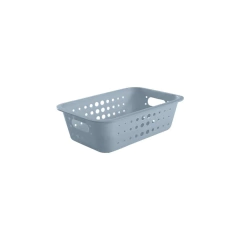 Cesta Organizadora M Baixa Azul Glacial Ou