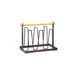 Suporte Vertical P/ Mesa Decorativo 6 Copos/Taça Luxo Prana