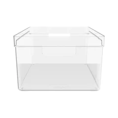 Organizador De Geladeira E Armários Clear 30 x 20 x 13cm Natural na internet