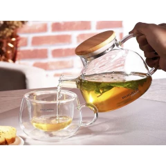 Conjunto C/ 2 Xícaras De Chá Parede Dupla Com Alça 200ml Bugatti - loja online