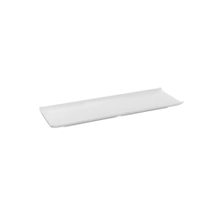 Travessa Retangular Rasa Em Melanina Branco 28X9,3X1,7CM Oxford