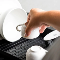 Escorredor De Louças Trium Compact Branco OU - Manufakt