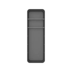 Organizador De Gavetas Logic Com 2 Divisórias Chumbo OU - comprar online