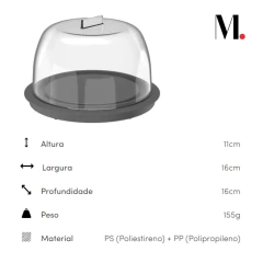 Porta Queijo Minas Break Chumbo OU na internet