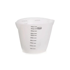 Copo Jarra De Medidas Silicone Flexivel 500ml Cozinha Prana