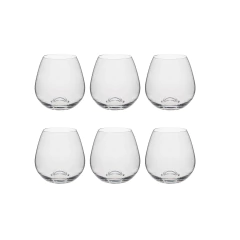Conjunto de seis copos de cristal para vinho branco de 440ml, estilo Easy Classic da marca Oxford.