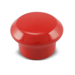 Pegador de cerâmica vermelho para tampa de vidro, modelo Duo Pomodoro da Ceraflame.