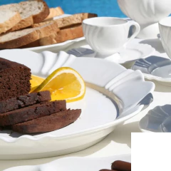 Travessa De Porcelana 42x30cm Soleil Oxford Porcelas Branco na internet