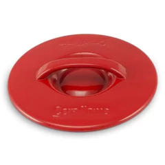 tampa de cerâmica vermelho / pomodoro para caçarola