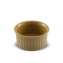 Tigela Ramequim De Cerâmica 8cm 100ml Ceraflame Gourmet Ocre