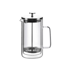Cafeteira Prensa Francesa Vidro Parede Dupla E Aço Inox 1L Oxford