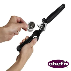 Espremedor de Alho Manual Amassador Cozinha Preto Chefn - comprar online