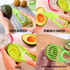 Fatiador 2 Em 1 Legumes Frutas Corta Fatia Abacate Prana na internet
