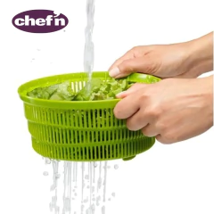 Secador de Salada Centrífuga Manual Verduras 5L 22cm Chefn - loja online