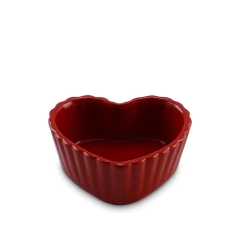 Tigela Ramequin Coração 9cm 70ml Ceraflame Gourmet Vermelho