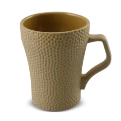 Caneca De Cerâmica Martelada 280ml Ceraflame Gourmet Ocre