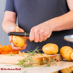 Descascador Peeler Legumes Frutas Cozinha Preto Onix KitchenAid - comprar online