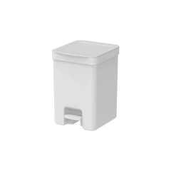Lixeira Trium 12L C/ Pedal Branco OU