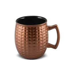Caneca De Cerâmica 350ml Moscow Mule Ceraflame Gourmet Cobre