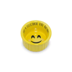 Tigela Ramequim De Cerâmica Ceraflame Gourmet 6cm 40ml Linha Diverticon Felicidade