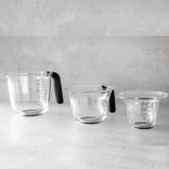 Jogo 3 Jarras Medidoras Com Alça Receita Cozinha Kitchenaid - comprar online