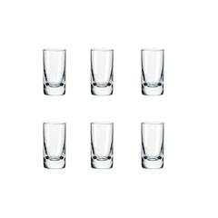 Conjunto De 06 Copos De Cristal Para Cachaça 70ml Oxford