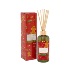 Difusor com varetas e caixa decorada natalina