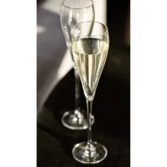 Jogo C/06 Taças De Cristal Espumante 280Ml Athenas Classic Alumina Crystal na internet