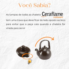 Tampa P/ Chaleira Tropeiro Matte Ceraflame - Manufakt