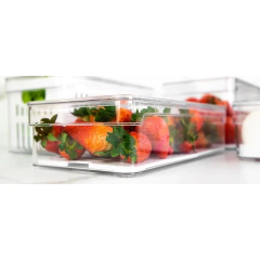 Organizador De Geladeira C/ Cesto Clear Fresh 30x15x13cm 5 Litros OU - comprar online