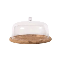 Prato De Bolo/Boleira 27,5cm C/ Cúpula Sense OU